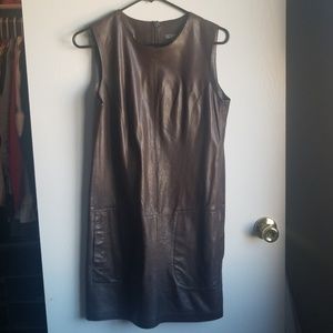 Vince leather dress